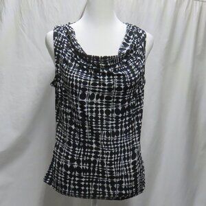 Calvin Klein Sleeveless Drape Neck Top